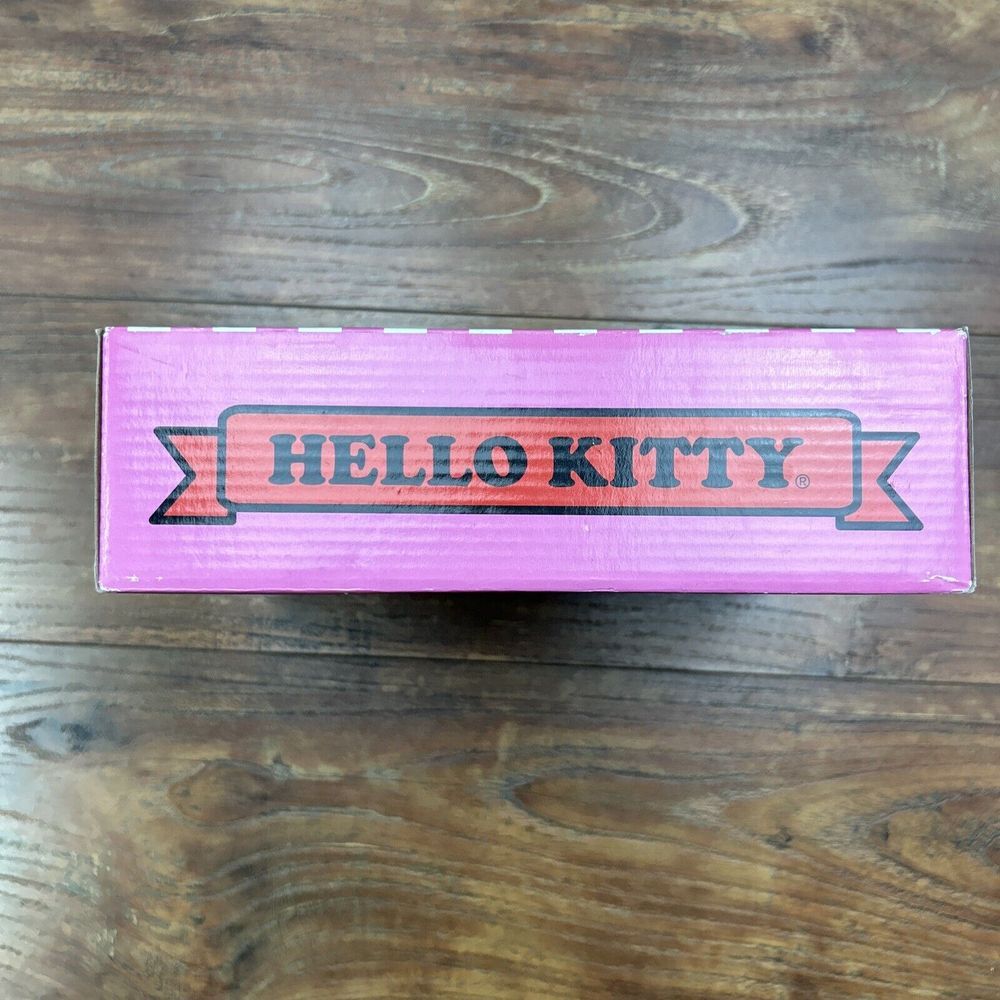 New Gemmy Retro Hello Kitty Christmas‎ Blinking Lights Plastic Blowmold Like - Picture 7 of 8